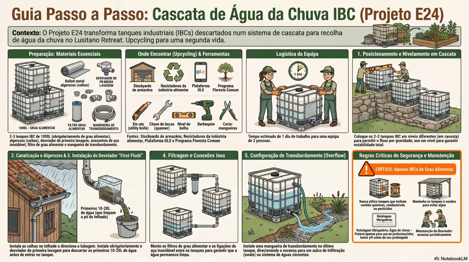 Cascata Água Chuva IBC