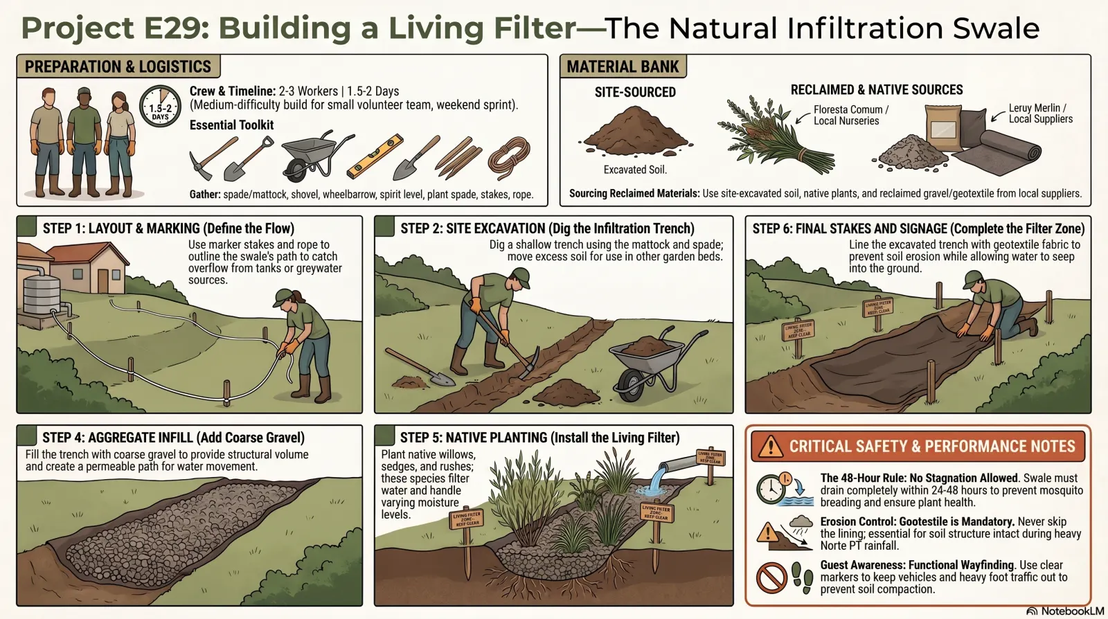 Swale / Natural Infiltration Zone