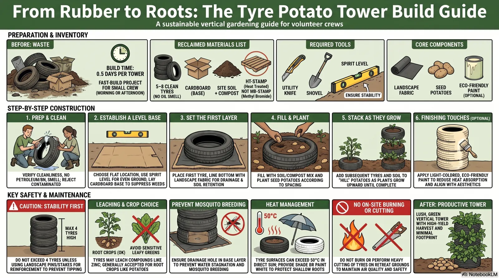 Tyre Potato Towers
