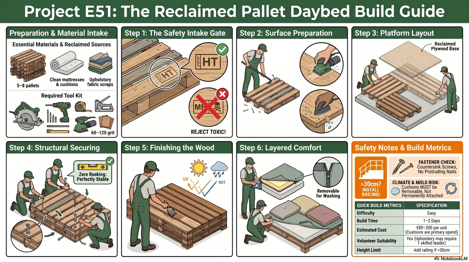 Pallet Daybed / Lounge Platform