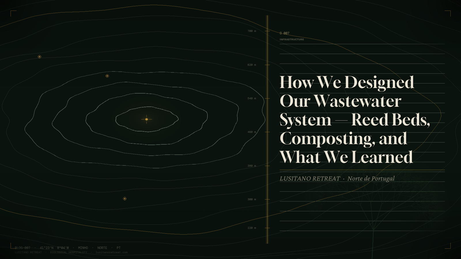 How We Designed Our Wastewater System — Reed Beds Composting and What We Learned