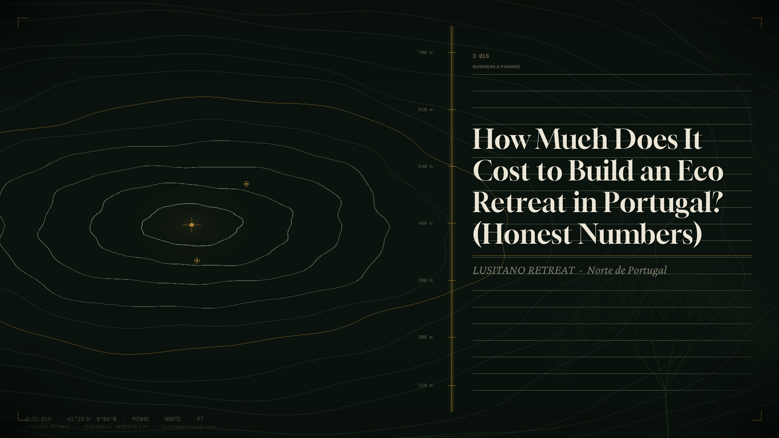 How Much Does It Cost to Build an Eco Retreat in Portugal? (Honest Numbers)