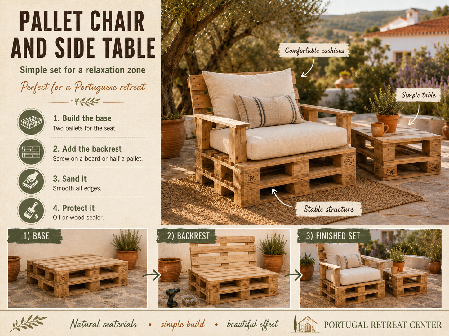 11 Things We Are Building from Pallets at Lusitano Retreat — project 9