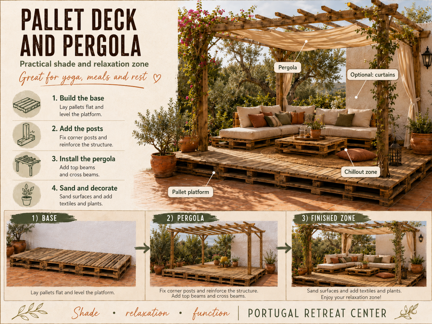 11 Things We Are Building from Pallets at Lusitano Retreat