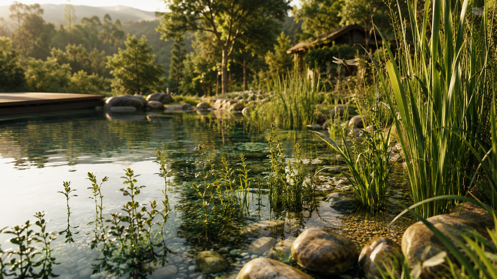 The Biological Swimming Pond — How It Works and Why We Don't Use Chlorine