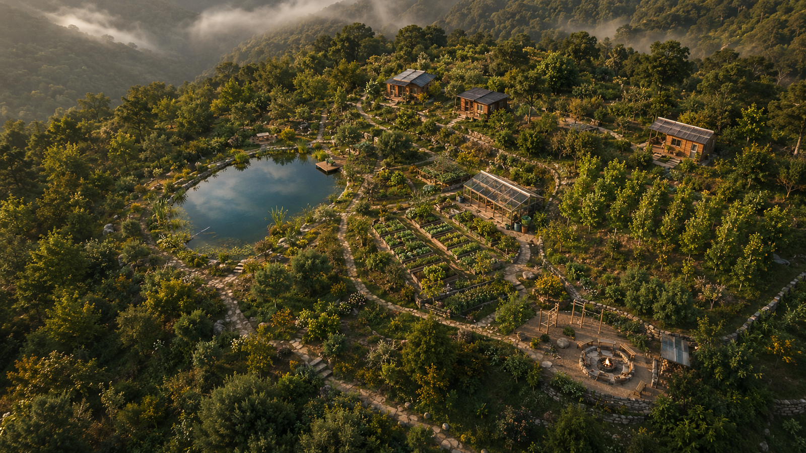 Designing a few acres as a living ecosystem