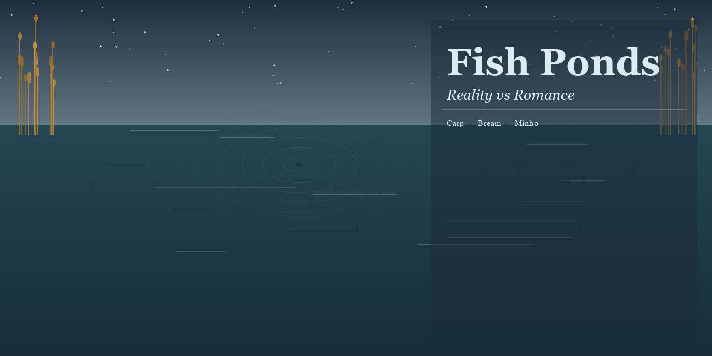 Fish Ponds for Guests: Reality vs Romance
